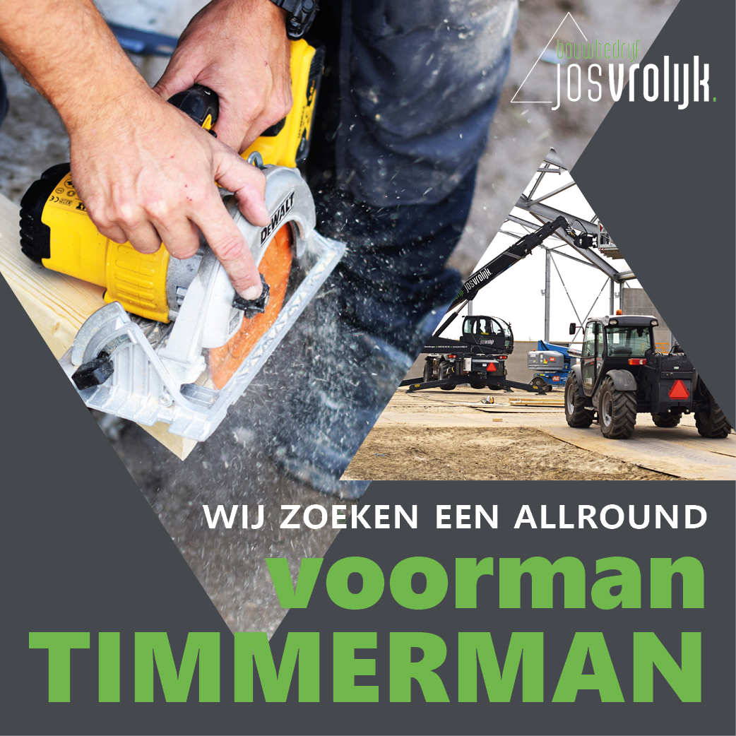 Vacature voorman timmerman 500x500 v2